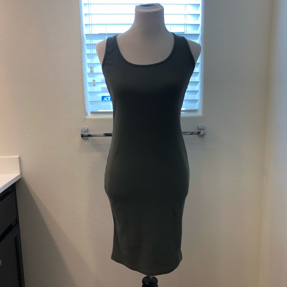 Motherhood maternity olive dress